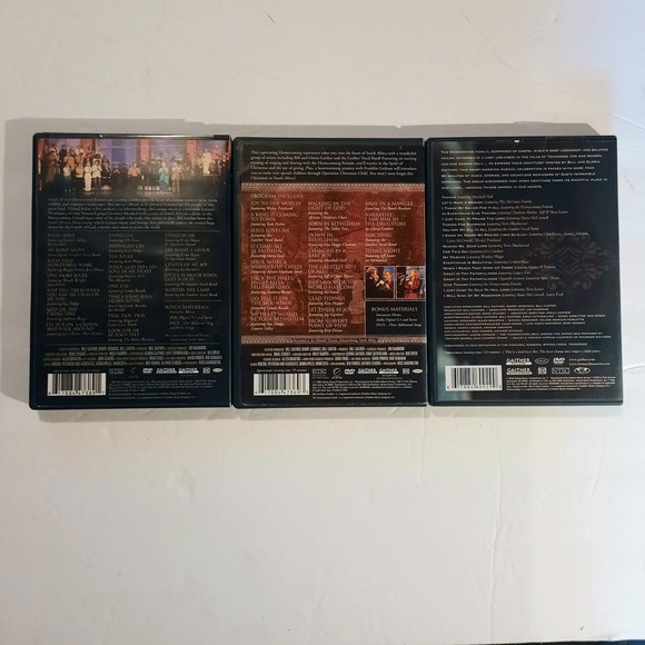 3 Bill & Gloria Gaither DVDs - Giving Thanks, Christmas in South Africa, SA Home - Picture 3 of 6